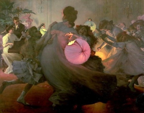 detailedart:Lanterns art meme (with paintings by Gene Pressler, John Singer Sargent, Ulpiano Checa