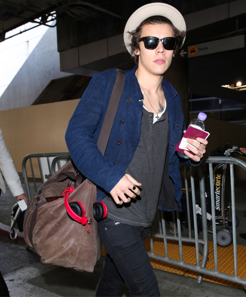 Harry at LAX (April 2013), Jacket: Hemp Indigo ($1,519.00)