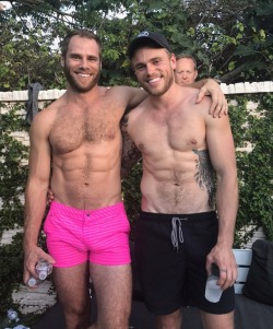 hotfamousmen:  Gus Kenworthy and Matt Wilkas