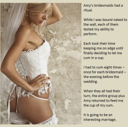 Amy&Amp;Rsquo;S Bridesmaids Had A Ritual. While I Was Bound Naked To The Wall, Each