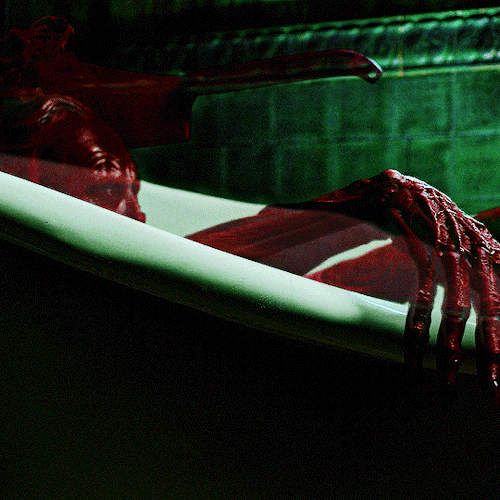 kamalaskhans:The ghosts of Crimson Peak all fit within the style of the film but are different in the way they are categorized by three different colors: red, black, and white. Each color has its own meaning for the fate of the ghost after death … Red