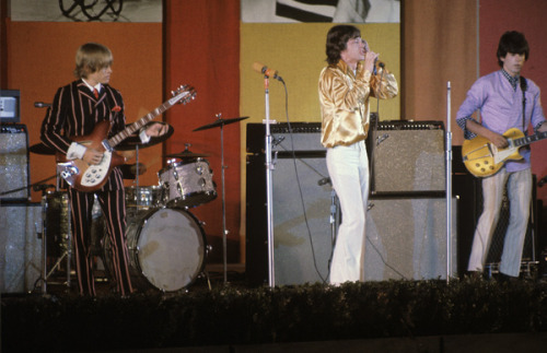 twixnmix: The Rolling Stones performing at the Hollywood Bowl in Los Angeles on July 25, 1966. 