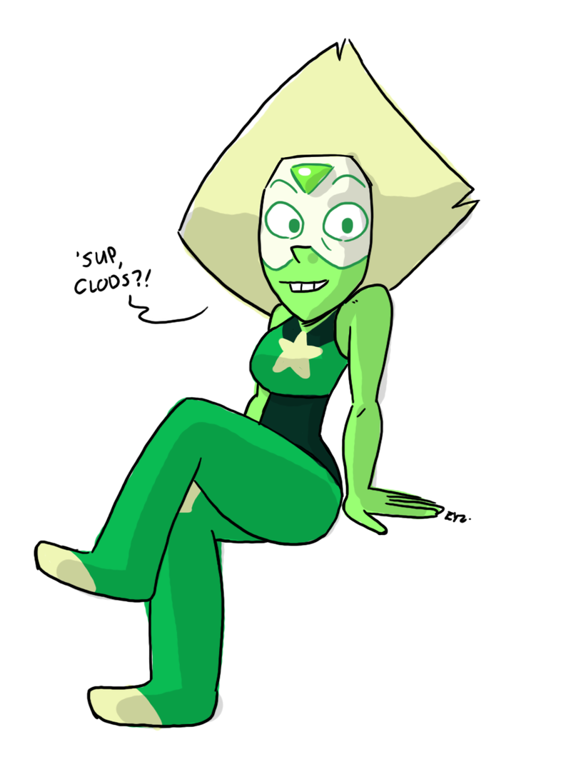 eyzmaster:  Steven Universe - Peridot 70 by theEyZmaster  Green girls series!   