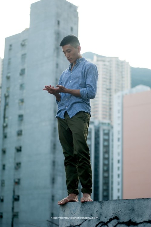 normyip: NORM YIP PHOTOGRAPHY +PAUL’S FELDENKRAIS PROJECTOn a beautiful afternoon in Hong Kong. I had the pleasure of photographing Paul Lee, a young dancer and practitioner of the Feldenkrais Method, on the rooftop of an industrial building in Chai