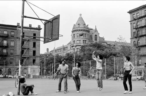 nycnostalgia:  Playground of I.S. 44, 1976.