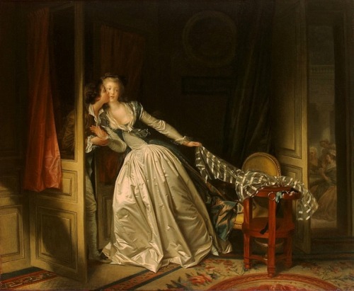 The Stolen Kiss, 1788, Jean-Honore FragonardMedium: oil,canvas