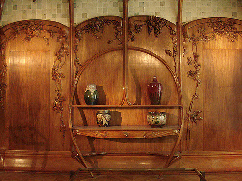 cair–paravel:Art Nouveau interior and furniture displays at the Musée d'Orsay, Paris.