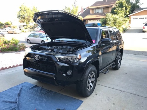 After getting new TRD Pro front valance in black. Car looks so much better. Good as new?? Also forgo