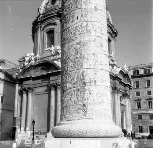 hismarmorealcalm:Column of Trajan  detail  Photo by Georgina Masson  (active 1950-1965)