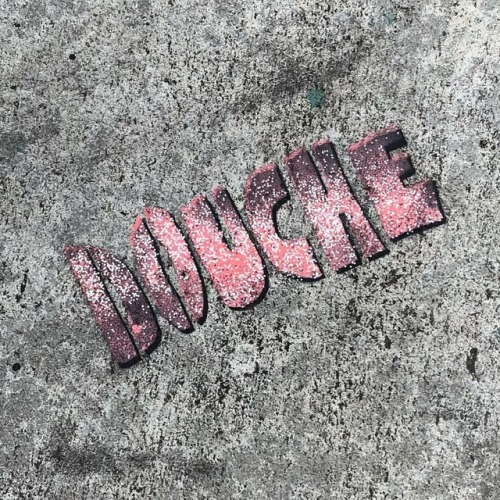 Oooh, glitter douche!! #streetart #stencilart #adamesgraphics #douche #hollywood