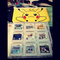 scrafty:  My 3DS and games :c I need to finish literally every single one.   to quase lá hein