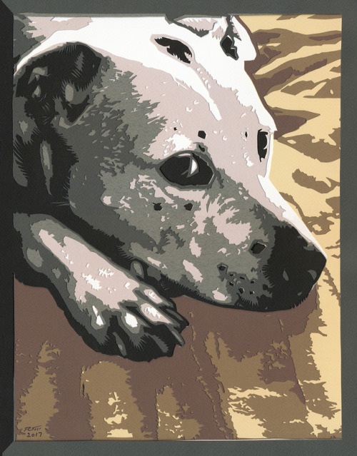 Many artists use nude models for their paintings and sketches… I have Dot, my dog. I’ve been wanting