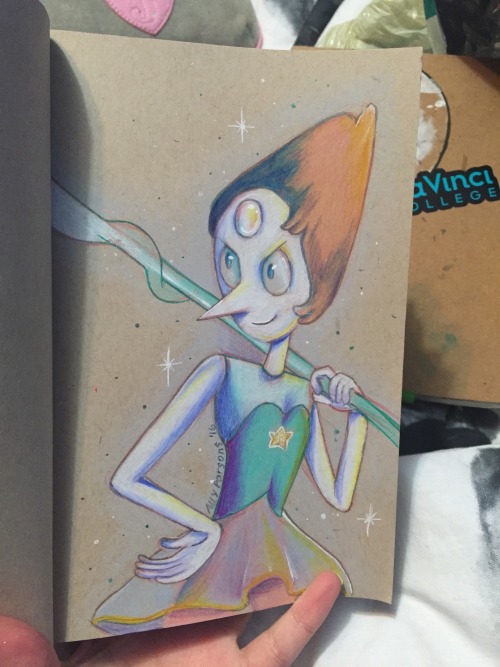 apdoodles:  Suddenly a Pearl appeared!! Practising and doodling ☄ 