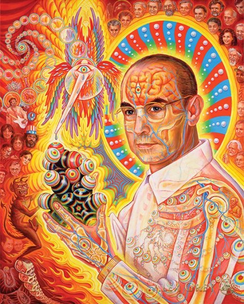 Alex Grey (b. 1953)St. Albert and the LSD Revelation Revolution ,2006oil on wood panel