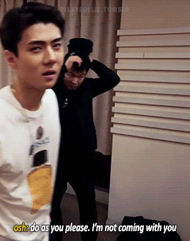 Sehun Is Not Having Any Of Chanyeols Stupidity 