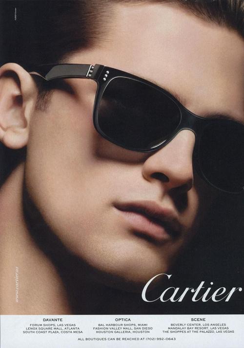 Sean O’Pry for Cartier - Eyewear F/W 12