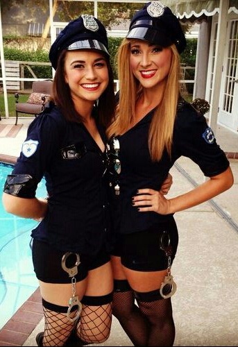 halloweenisforthesexy:  @socialrealgirlsLooks like they are keeping that pool VERY safe!  Wondering if they want to play with real handcuffs? 😛😛💕