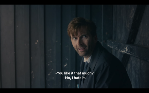 uglywettiewrites: overcompensatingmiller: we get it hardy you hate broadchurch He doesn’t. It 