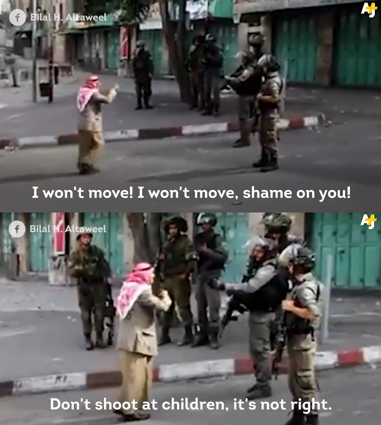 pxlestine:  Israeli news be like, a terrorist old man attacked a group of Israeli