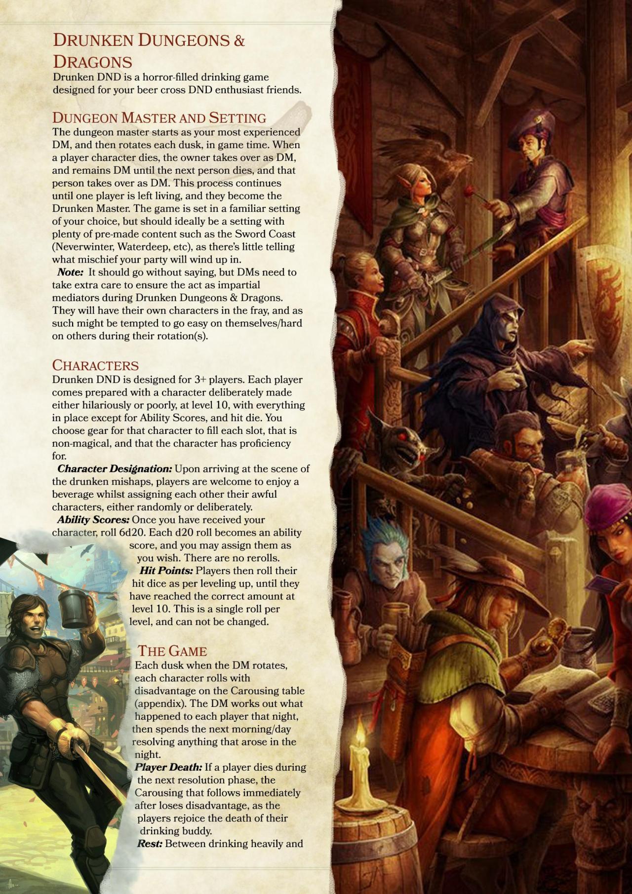 DnD 5e Homebrew — Source: http:imgur.comaXwhDM Carousing...