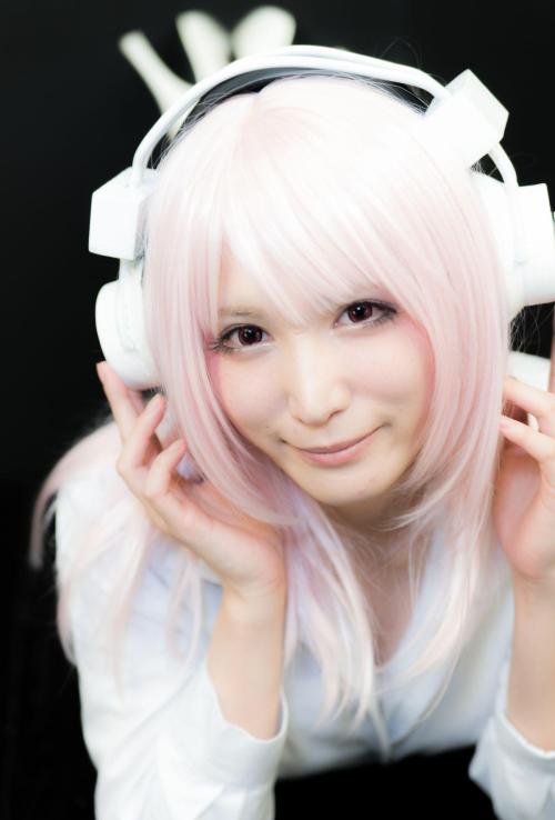 Super Sonico Cosplay (Le Chat) 2-3