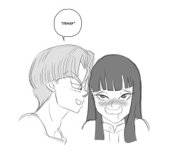 funsexydragonball:    Anonymous said to funsexydragonball: So what kind of trigger does Mai have? Just whisper “penis” in her ear and she starts to drool?   Don’t be so lewd!   oh yea~ &lt; |D