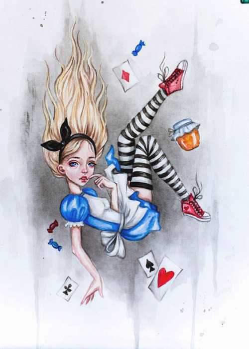  A couple of years ago I illustrated the book of Alice in Wonderland and I hope to publish it in the