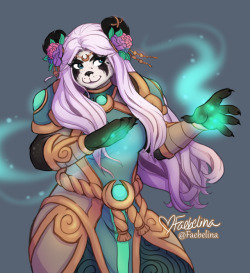 faebelina:Faeb if she were a Pandaren Monk &lt;3 (she has the wrong number of fingers, forgive me! &lt;3)