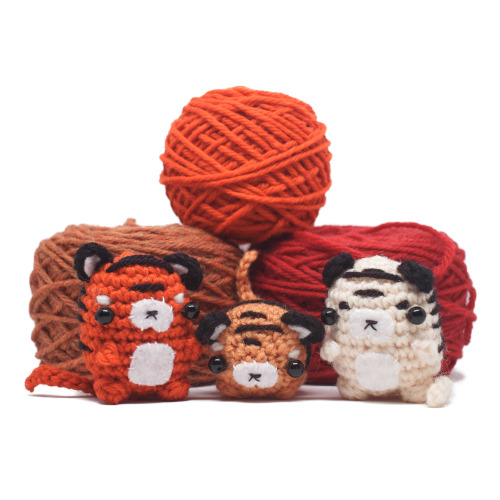 There’s a new crochet pattern in my store…It’s a little amigurumi tiger, and it’s 50% off unt
