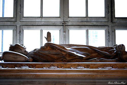 The bronze tomb of Mary of Burgundy (d. 1482) made in 1502 after a wooden model of Jan Borman (somet