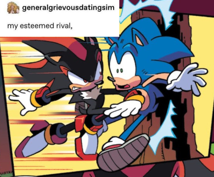 sonic X shadow on Tumblr