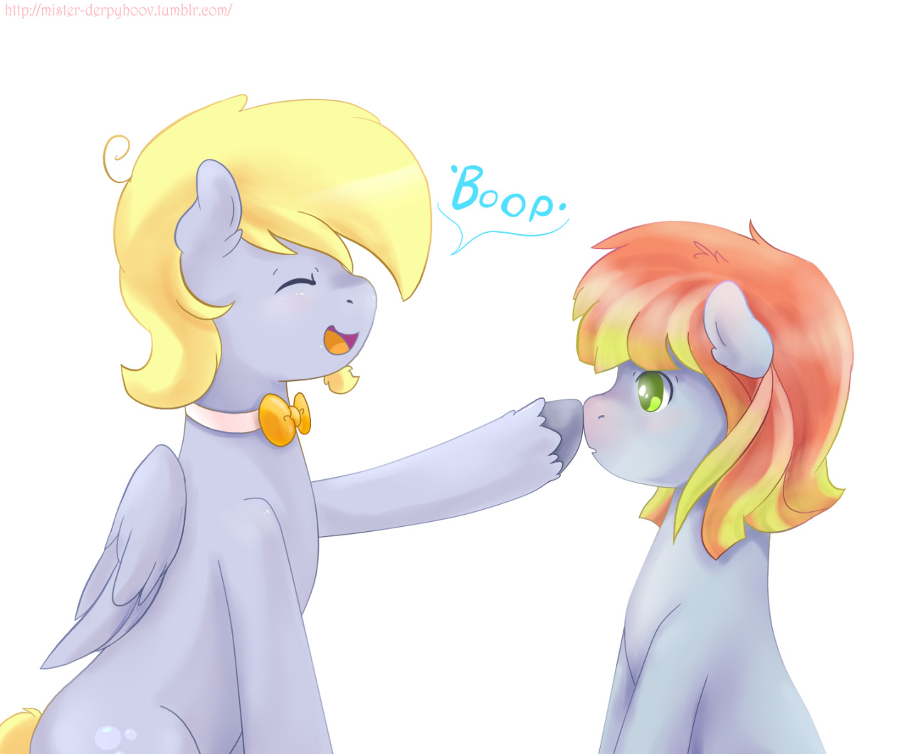 mister-derpyhoov:  Hi watermelon pony! &lt;333  D'aww~! &lt;3