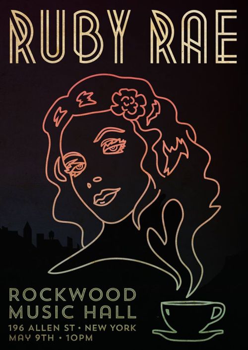 We’re playing Rockwood Music Hall next Saturday night May 9th- come hear our new songs live! xx RR P
