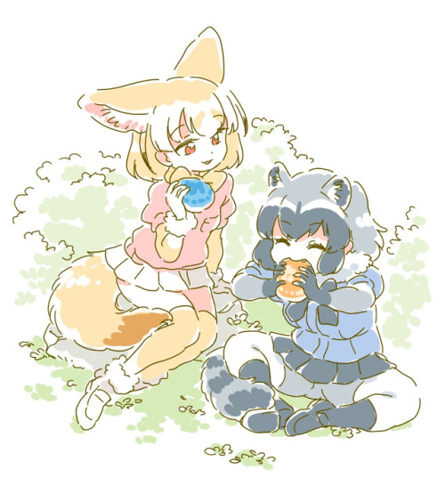 ✧･ﾟ: *✧ Fennec and Arai-san ✧ *:･ﾟ✧♡  Characters ♡ : Fennec Fox ♥ Araiguma♢  Anime 