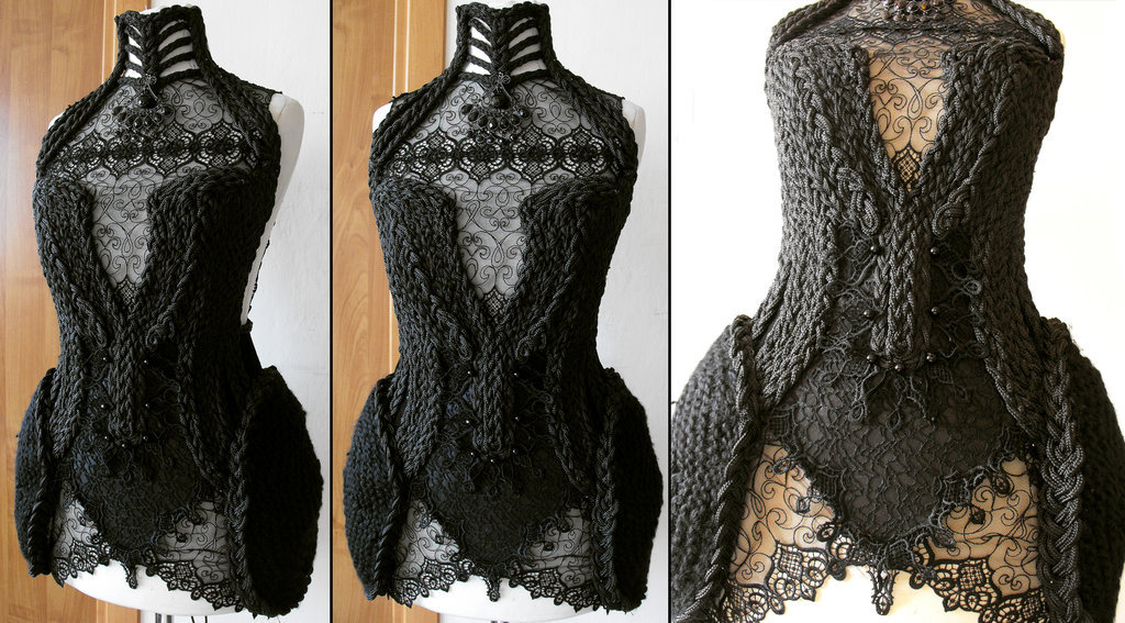 arsenicinshell:  corset by AgnieszkaOsipa