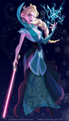 princessjoy99:  Disney Star Wars princesses by Ralph Sevelius.  