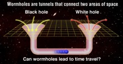 physics-bitch:  the-mad-seeker:  physics-bitch:  Wormholes  Also known as Einstein-Rosen Bridges are theoretically possible going by Einstein’s theory, and equations of general relativity. Basically wormholes take advantage of our 3 dimensional space