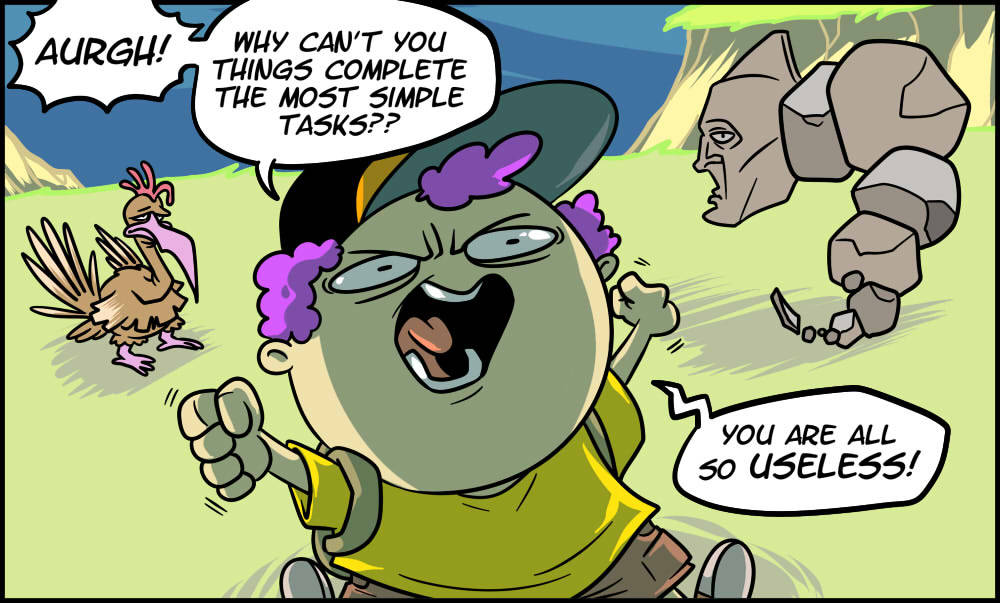 dorkly:    The Reality Of Pokemon Trainers  [by jhallcomics]