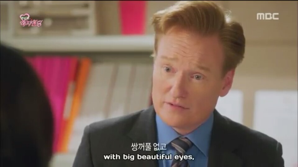 a6:  did i just watch conan obrien try and get the girl in a kdrama without any context