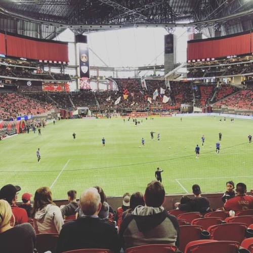 Getting ready to watch some #MLS @atlutd #soccer #futbol #atlantaunited #sports #mercedesbenzstadium