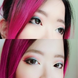 yukipri:  Kinda liked how my makeup turned out ^ ^Used Colour Pop x Kathleen Lights collab palette Dream St. &lt;3