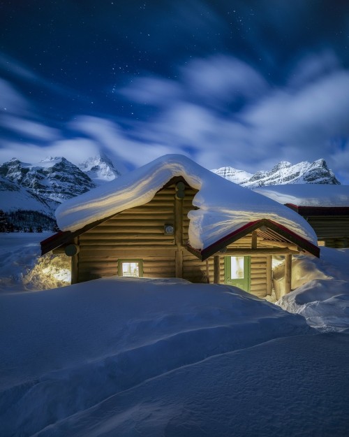 Paulzizkaphoto:nothing Like A Silent Winter’s Night In The Mountains.  Assiniboine