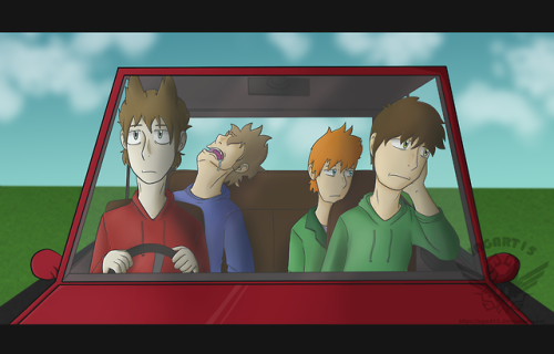 Un FanArt de un Gif de Eddsworld, no me salio hacerle un fondo decente pero lo intente QwQ.