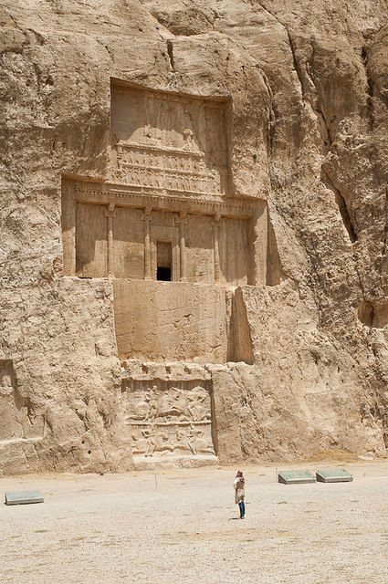 The tomb of Xerxes I at Naqsh-e Rustam