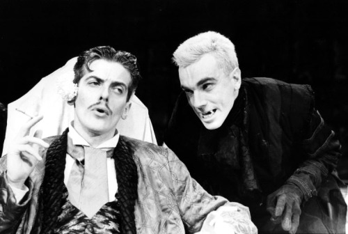 Peter Capaldi And Daniel Day Lewis In A Stage Production Of Dracula, 1984