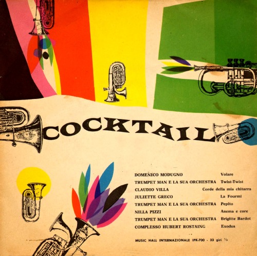 vinyl-artwork:  Various - Cocktail, 1962. Juliette Gréco - La fourmi