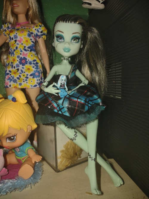 Frankie Holding A Doll Of Themselves Was TOO CUTE I Had To Share With The World