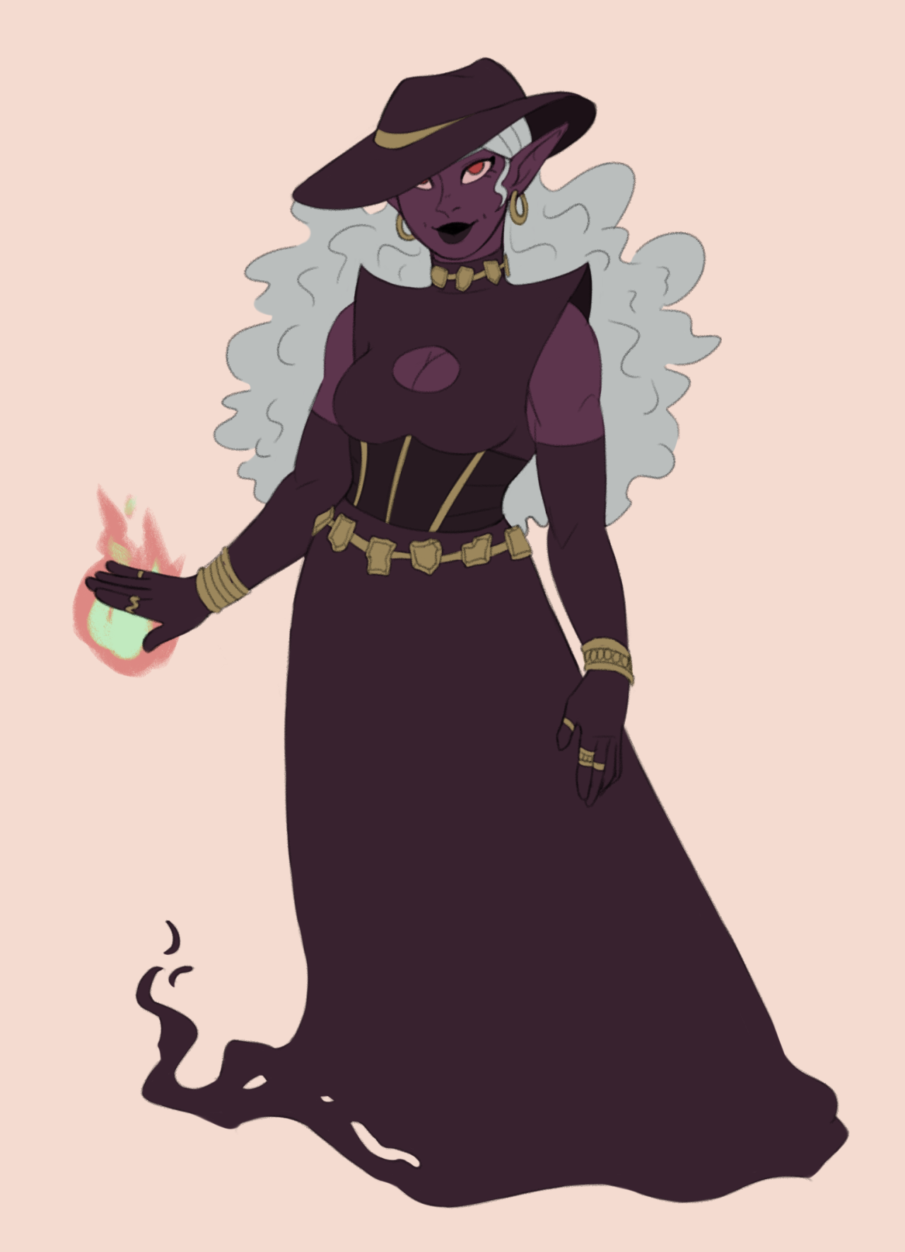 Witch big tiddy A Goth