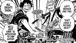 itachis-amaterasu:  OH MY GOD THE POWERFUL DUO THAT WE DESERVE IT’S BEEN YEARS  ALSO LUFFY HOLDING NIDAI KITETSU WHILE ZORO HOLDING SANDAI KITETSU