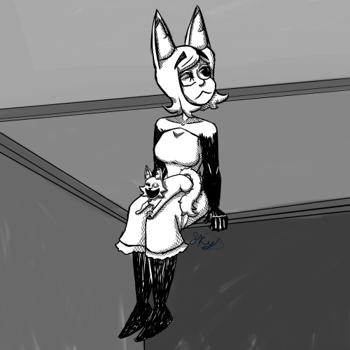 Drawings Of Mine And @emily-fox-the-artist Horrors.